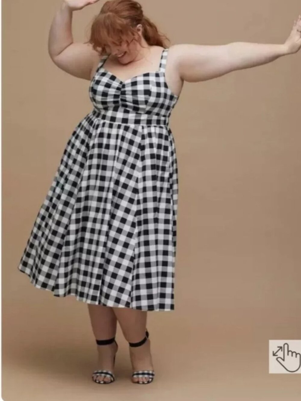Torrid Retro Chic Midi Skater Dress